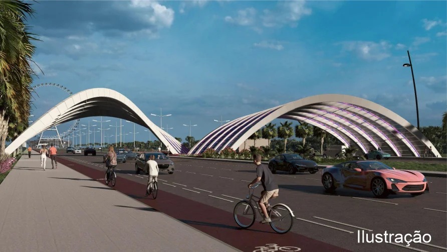 Mapeamento aéreo do Parque Novo Mato Grosso, em Cuiabá